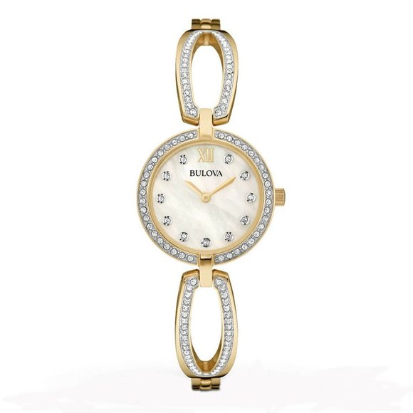 SALE! Bulova Diamond Crystal Accent 26mm Watch